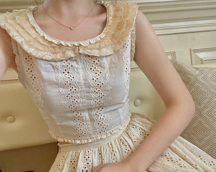 JihoonWenhao Zhixun Romanticism 19th Century Romanticism Oil Painting Tulle Embroidery Set