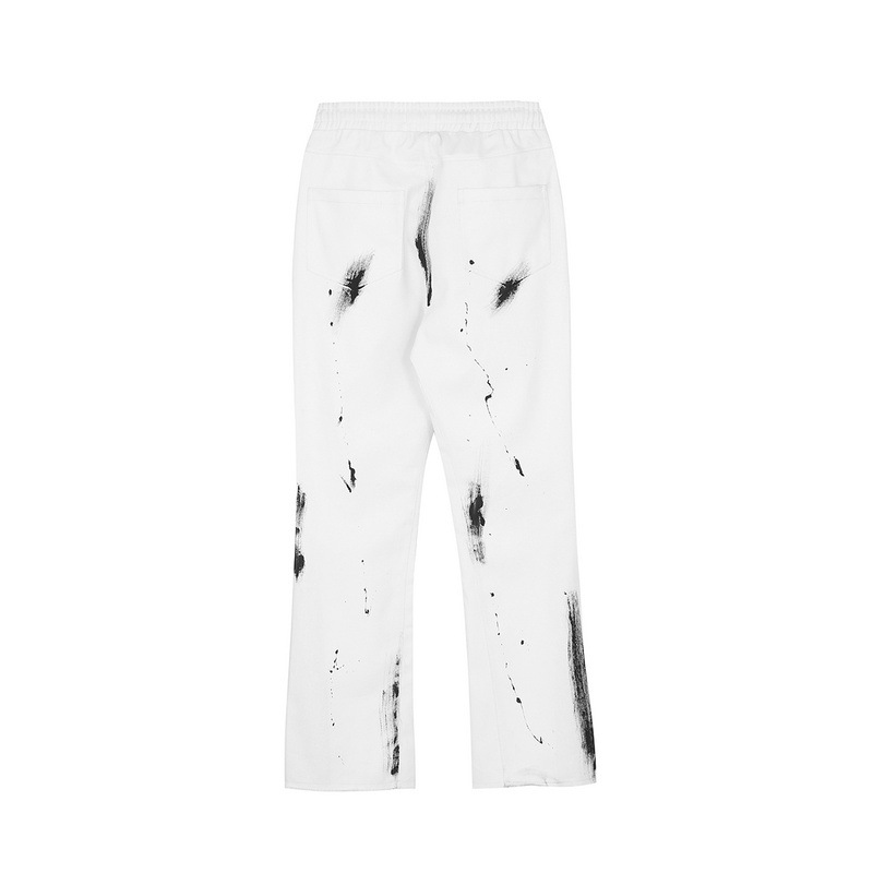 Title 1, Micro Flared Slim-Fit-Jeans in Splash Ink-Optik