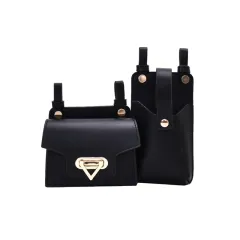 Trendy All-match Crossbody Chest Bag Female Ins Wind Waist Bag - Black - View 1