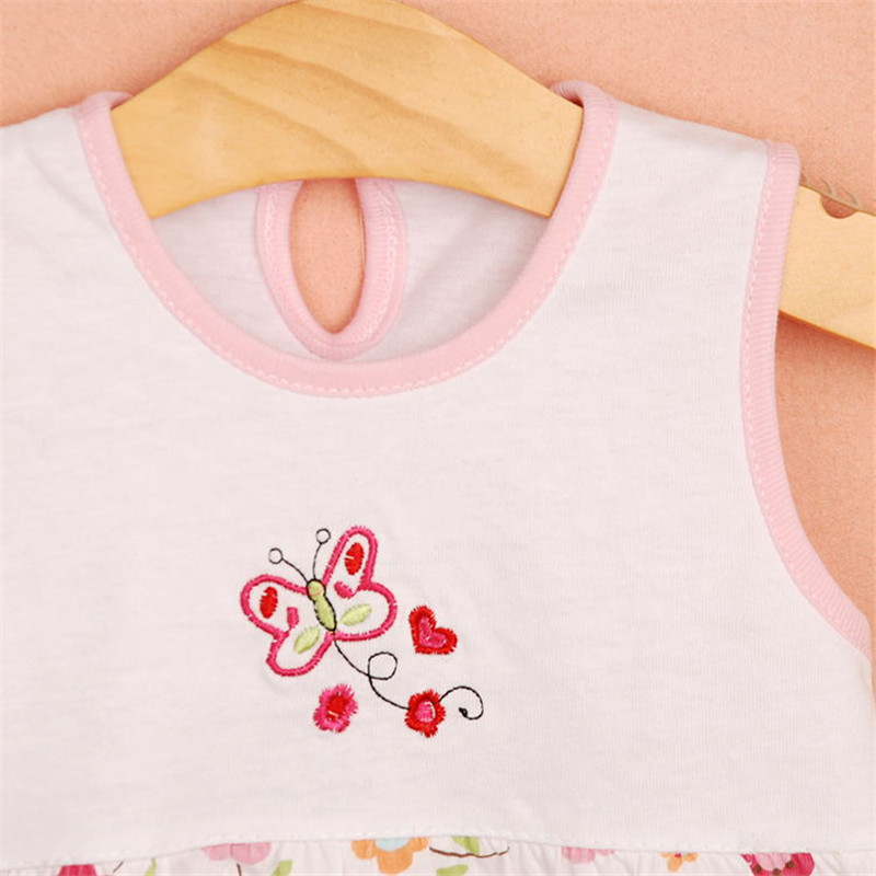 Floral Ruffled Princess Dress Vest Suspender Skirt