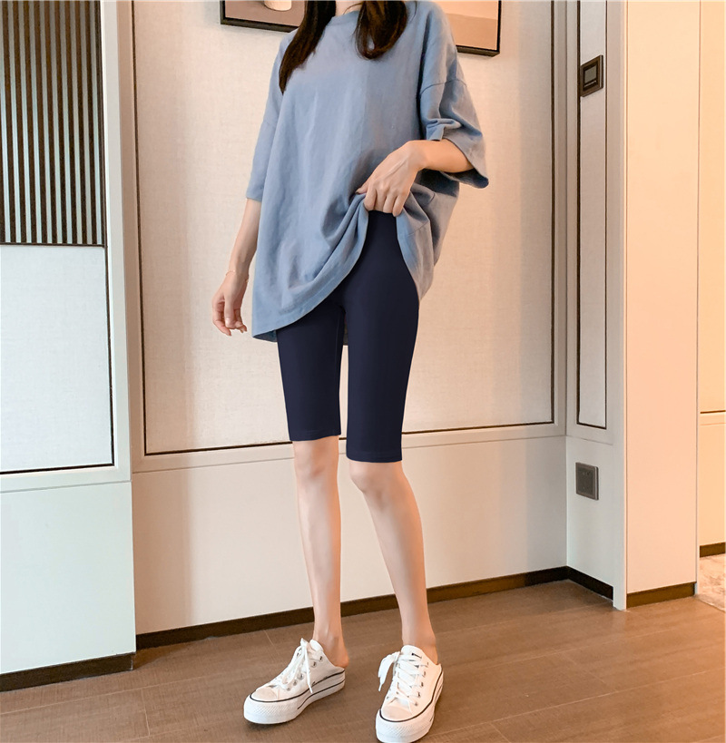 Shorts, Summer Tights, Safety Pants, Stretch Ice Silk, Anti-glare Pants