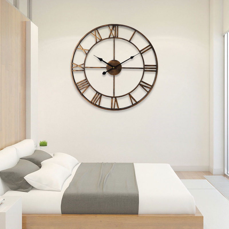 Round Iron Wall Clock