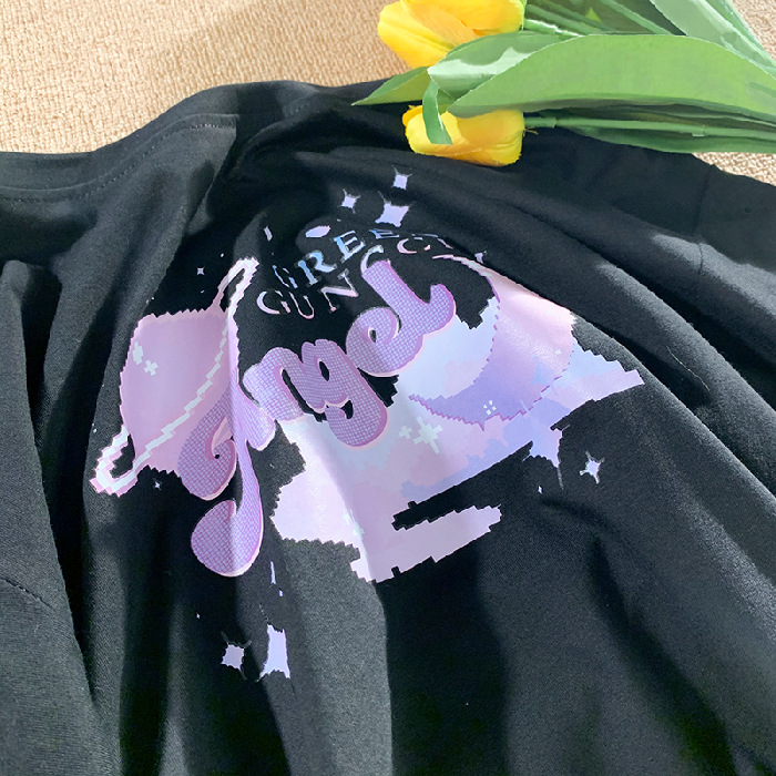 Summer Loose Student Casual Short-Sleeved Top