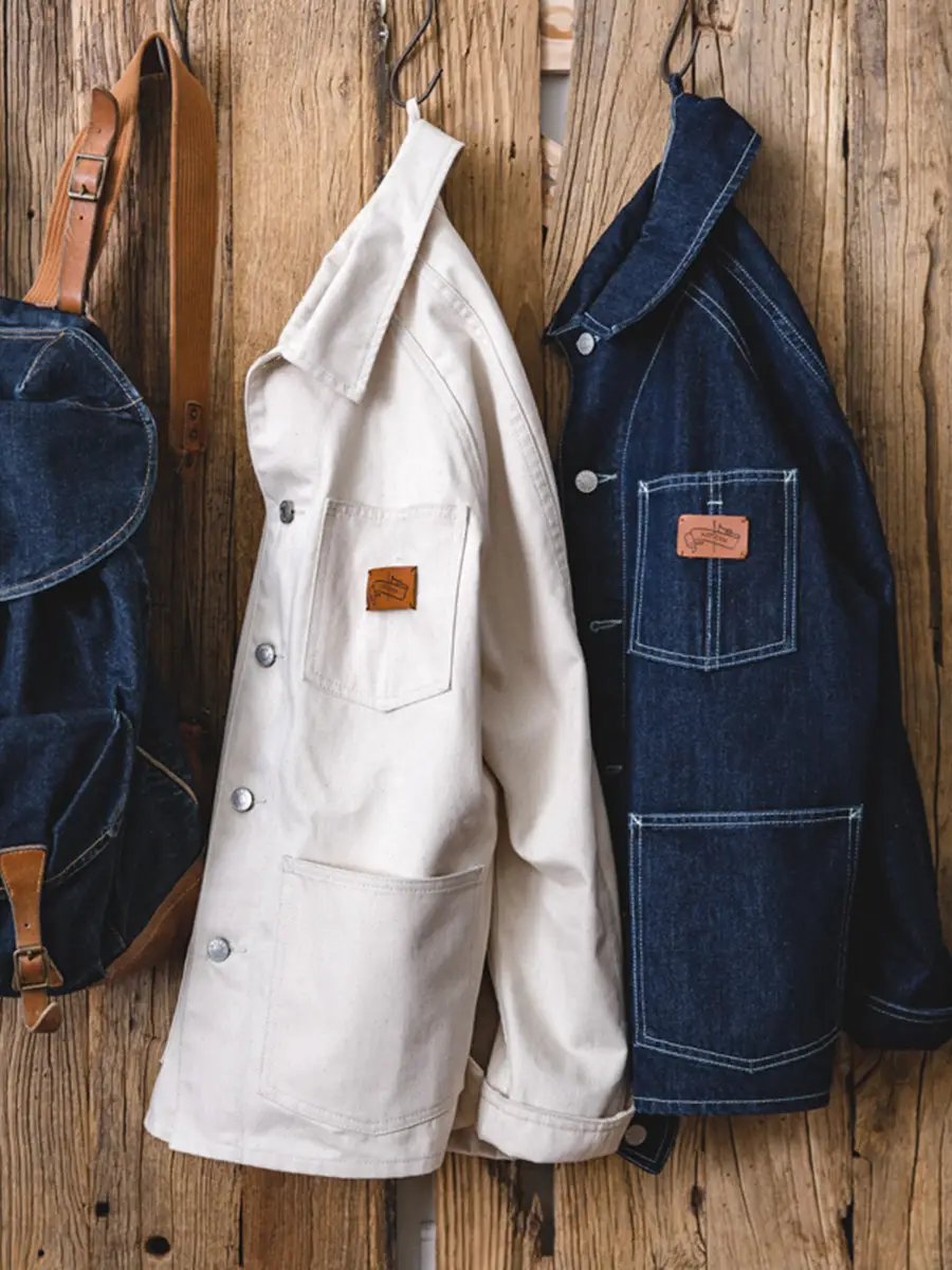 Madden Tooling French Retro Hunting Casual White Denim Clip