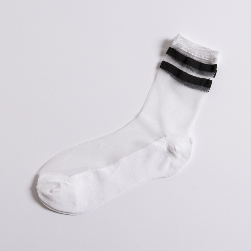 Title 4, Japanese College Style Striped Tube Socks