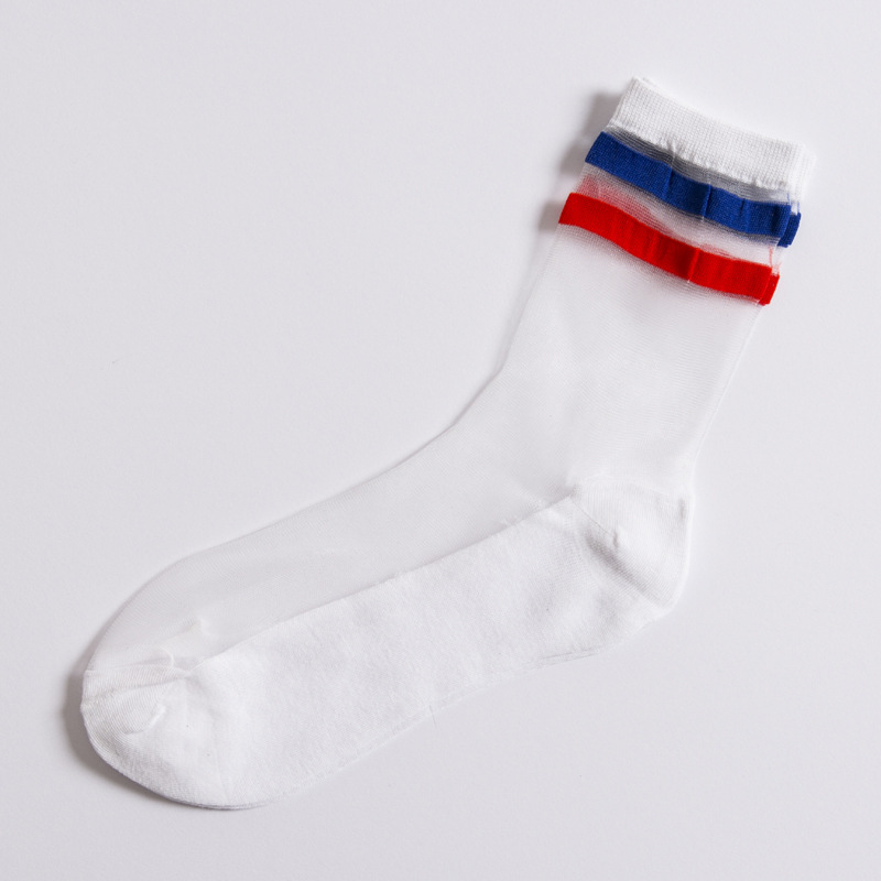 Title 1, Japanese College Style Striped Tube Socks