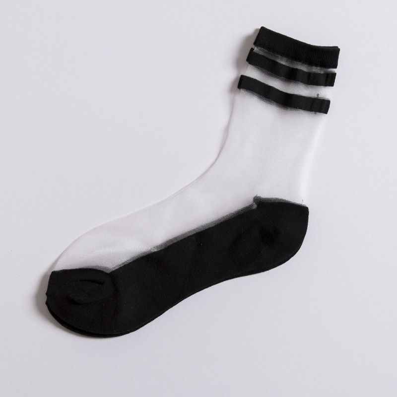 Title 2, Japanese College Style Striped Tube Socks