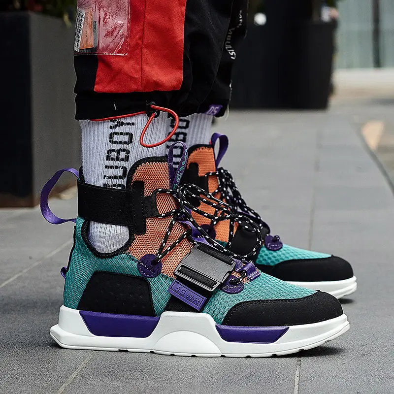 High-top Hoverboard Shoes Boys Trendy Couple Casual
