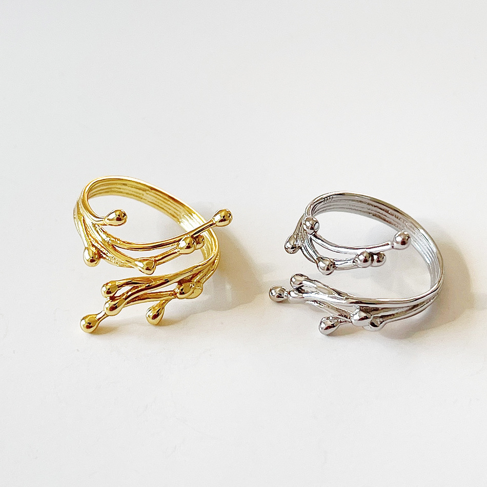 Special-Shaped Irregular Branches Sterling Silver Ring