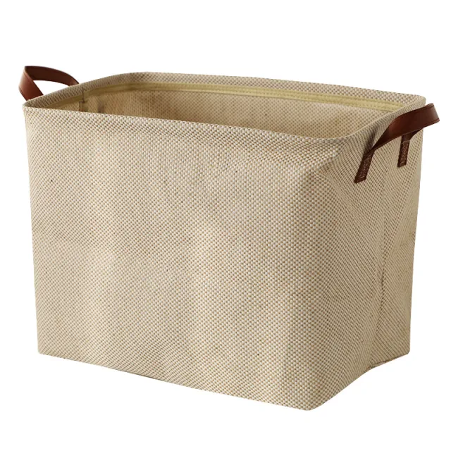 Simple Wardrobe Storage Basket Jute Cloth Art Storage 5Style - Shop at LoveMi