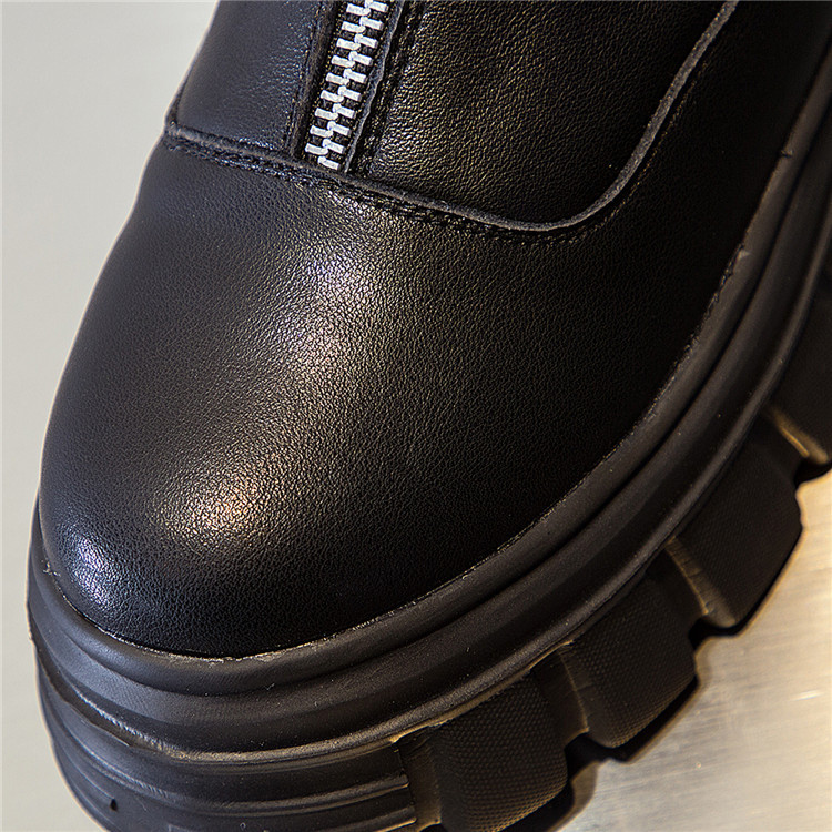 Title 4, Thick-soled Autumn and Winter Short Boots with ...