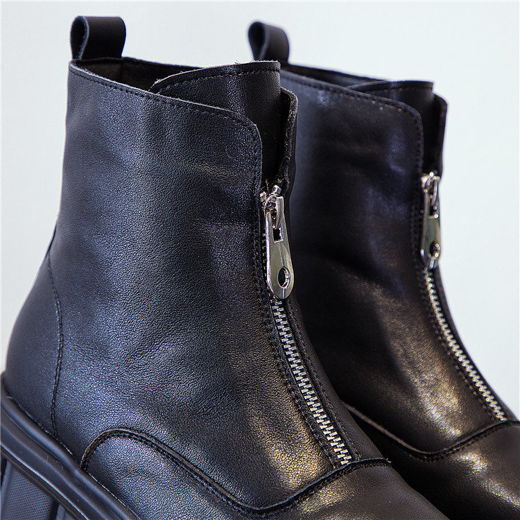 Title 6, Thick-soled Autumn and Winter Short Boots with ...