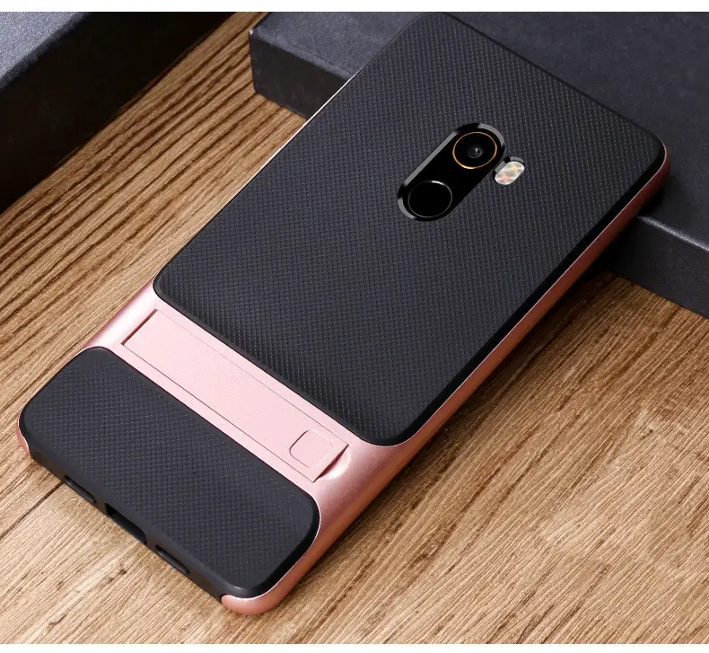 Bracket Protective Shell Soft Rubber High-end Business Phone Case