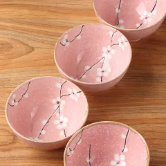 Yatai Snow Porcelain Japanese Style Set Ceramic Bowl Hand-painted Rice Bowl - 5Style - View 1