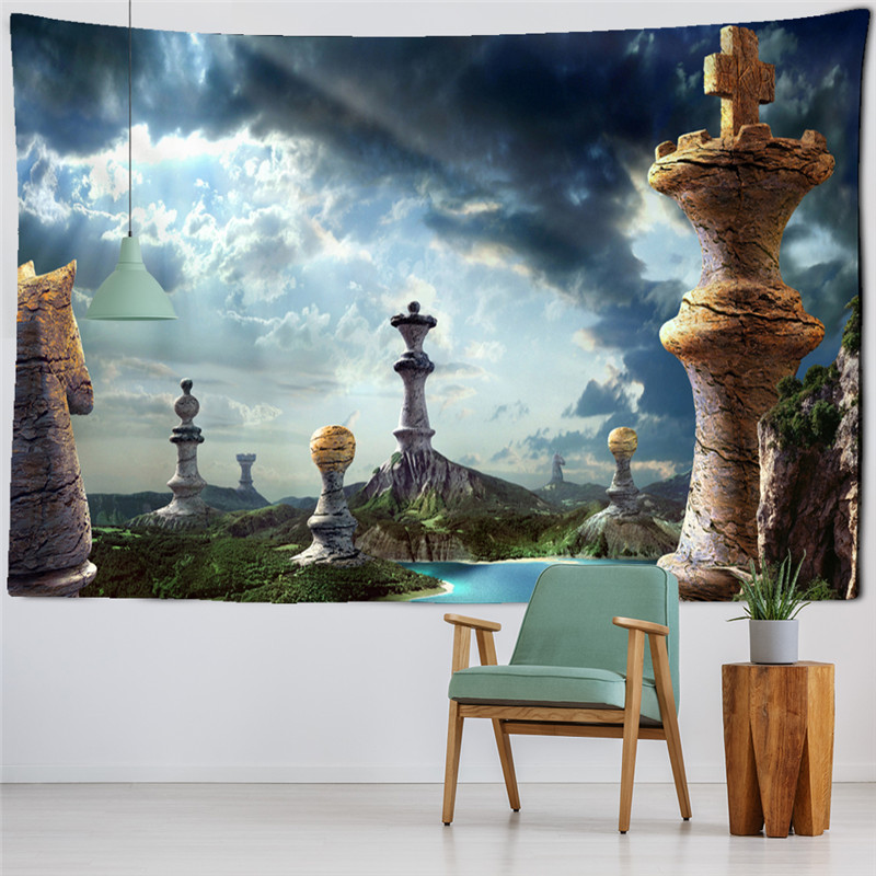 Background Wall Carpet Decoration Hanging Cloth Printed Tapestry