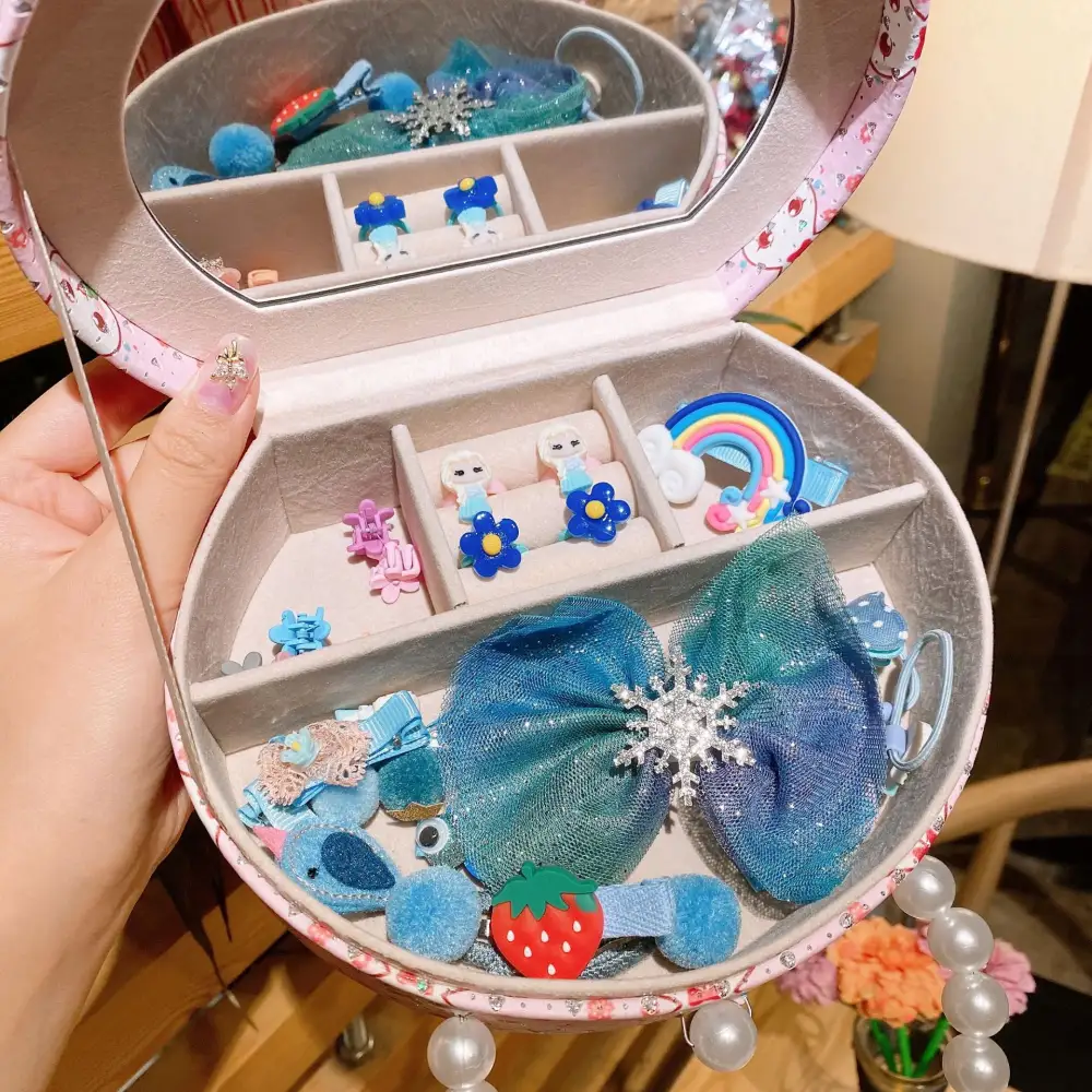 Headdress Hair Clip Princess Girl Baby Jewelry Set Gift