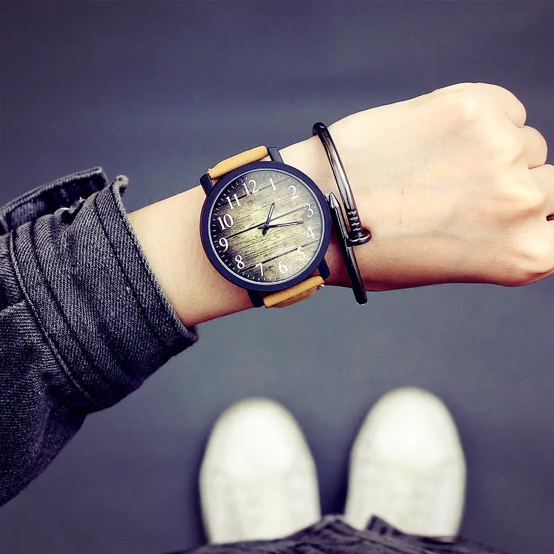 Cool Male And Female Student Couple Watch