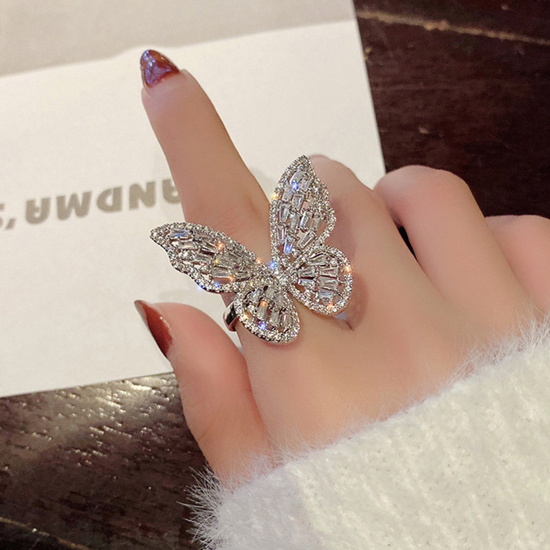 Index Finger Ring Ins Trend Korean Version Of The Net Red Cold Wind Ring — foto 5