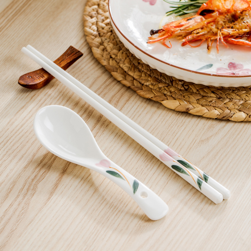 Domeiran Japanese Sakura Ceramic Chopsticks