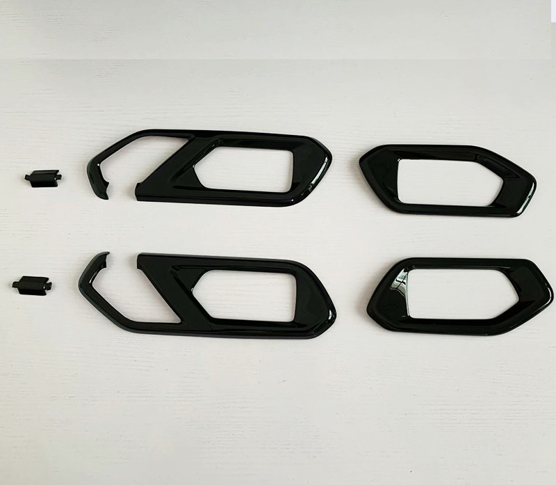Carbon Fiber Pattern Glass Lifting Inner Handle Decorative Frame Interior Modification
