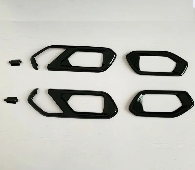 Carbon Fiber Pattern Glass Lifting Inner Handle Decorative Frame Interior Modification