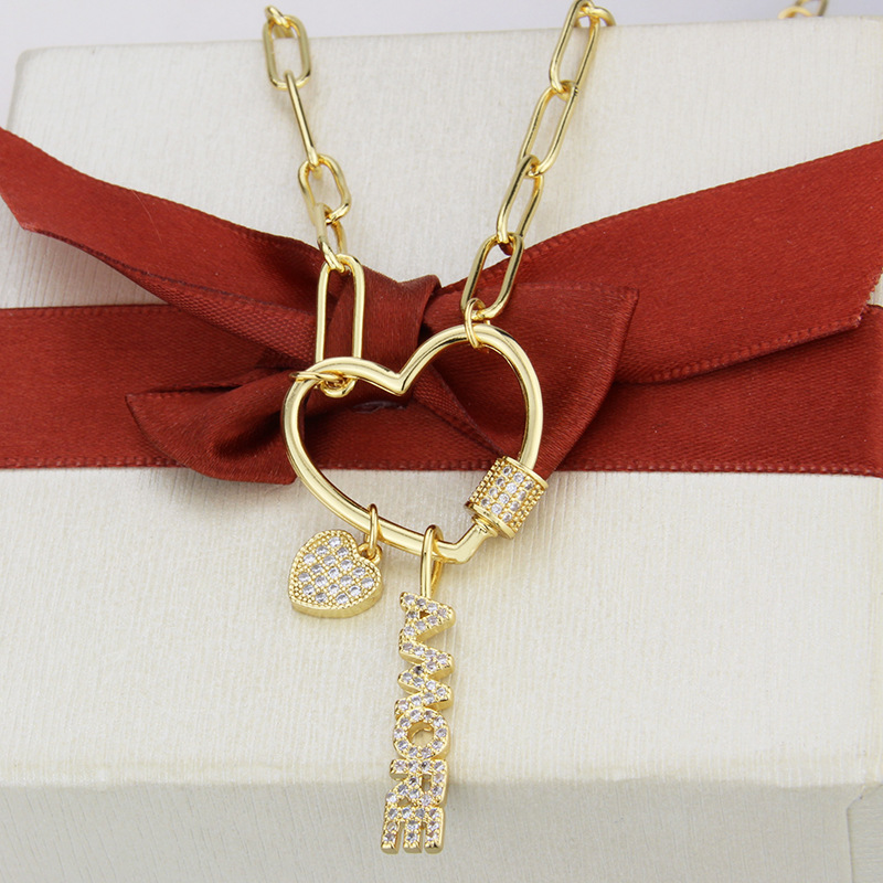 E-commerce Love Letter Tag Necklace Factory