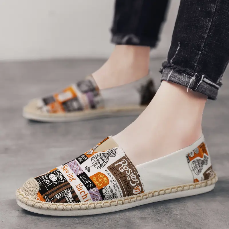 Trendy Breathable Men's Cloth Shoes