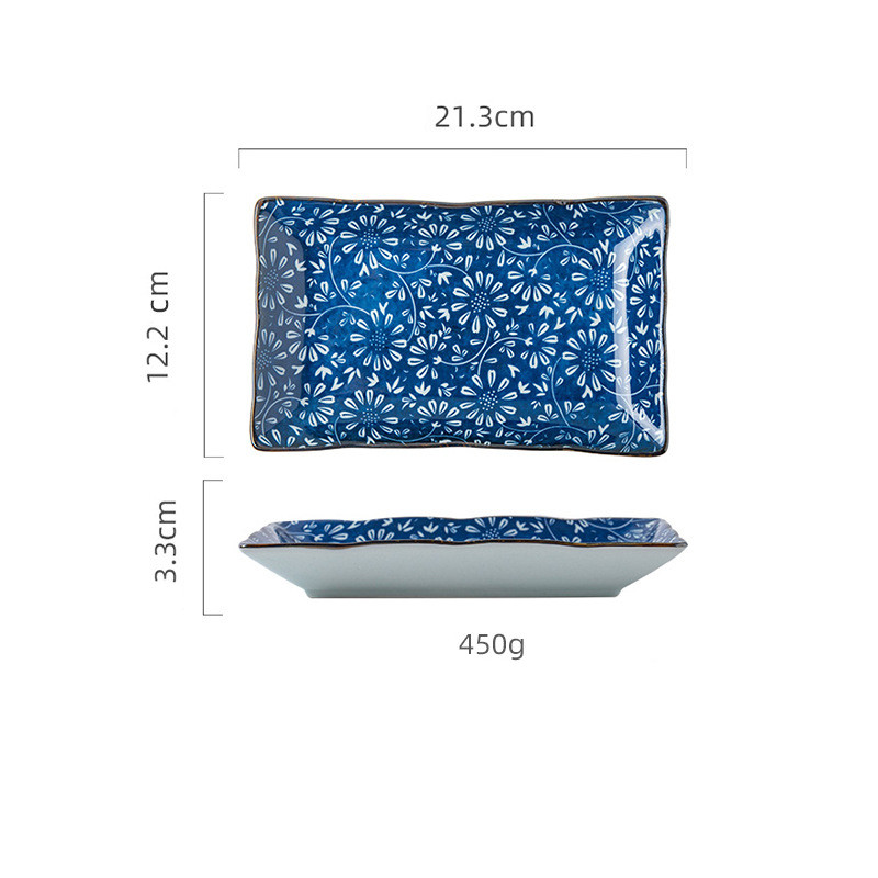 Title 4, Hekou Sushi Plate Rectangle Plate Ceramic Creat...