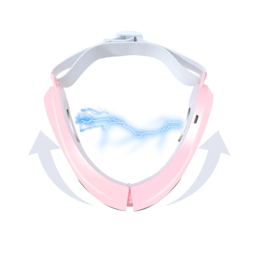 Facial Lifting And Tightening Statute Lines Facial Correction Massager - Pink