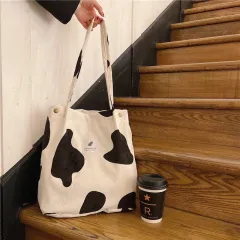Literary Fashion Shoulder Bag Student Shopping Bag - View 1