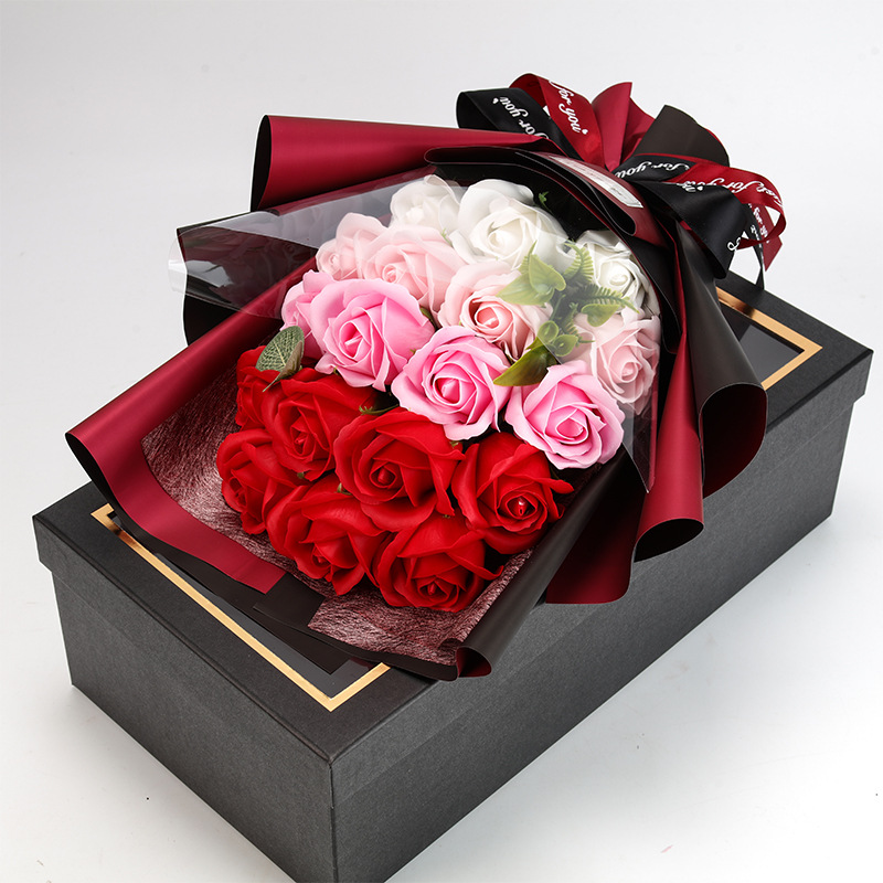 Mother's Day Gift 18 Rose Soap Bouquet Gift Box flowers - Picture 5 of 5
