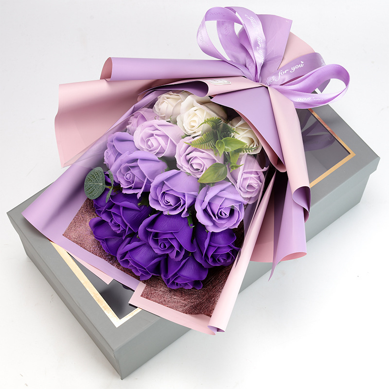 Mother's Day Gift 18 Rose Soap Bouquet Gift Box flowers - Picture 4 of 5