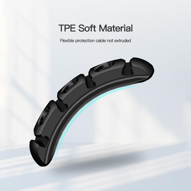 Simple Style Solid Color Data Cable Organizer Charging Cable