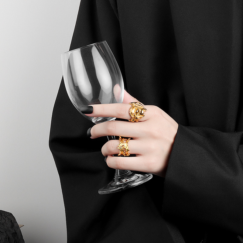 Minimalist 925 Sterling Silver Gold For Women Personalized Adjustable Ring