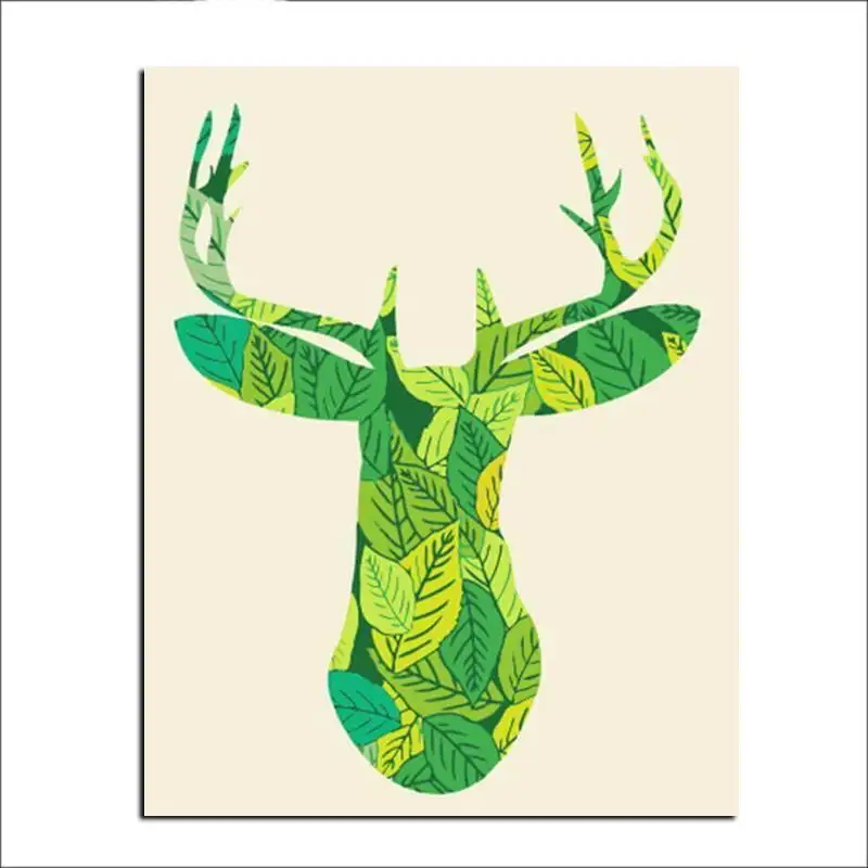 Animal Living Room Coloring Abstract Decoration Digital