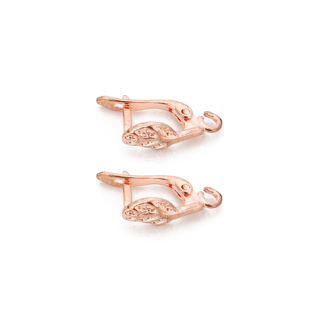 Ckysee 10ot 10x19mm U Shape Brass French Earrings Hooks Leverback Earwire Earring Clips Base Setting Diy Jewelry Findings