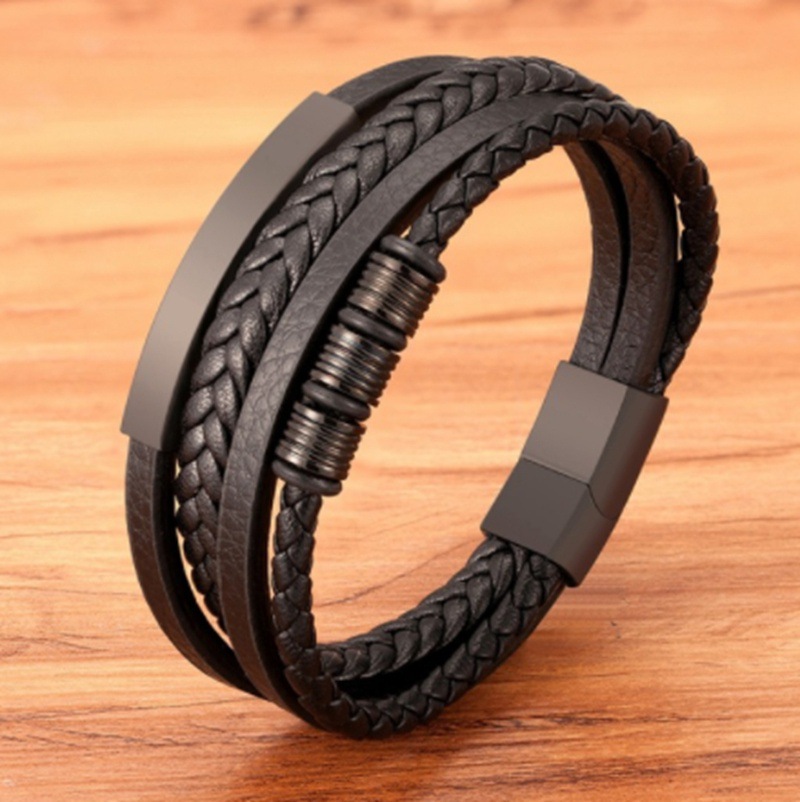 Hand-woven Multi-layer Combined Fashion Leather Bracelet