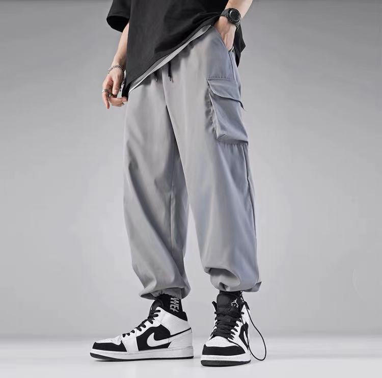 Fashionable And Simple Men's Casual Loose-fitting Trousers