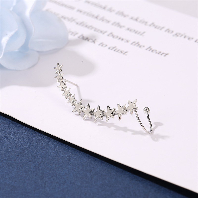 European And American Style Fashion Earrings Temperament Five-pointed Star