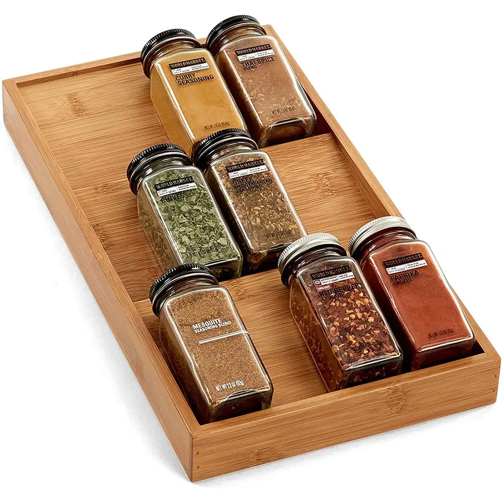 Seasoning Rack Drawer Type Kitchen Bottle Organizing