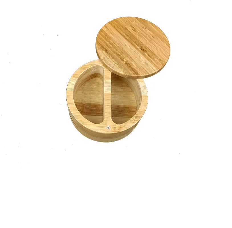 Seasoning Bottle Kitchen Seasoning Pot Bamboo Seasoning Box – image 2