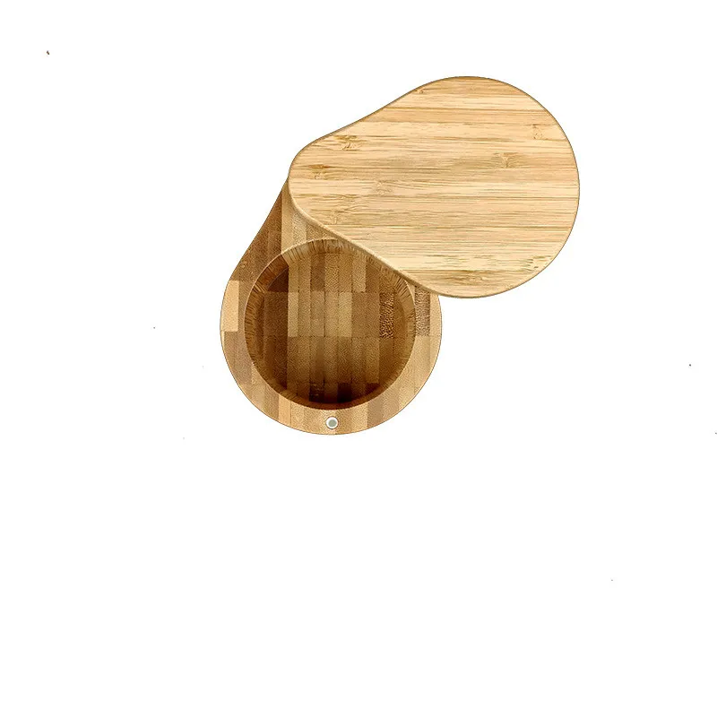 Seasoning Bottle Kitchen Seasoning Pot Bamboo Seasoning Box – image 5
