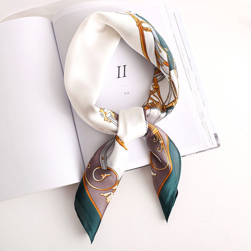 Silk Scarf All-match Snood Small Square