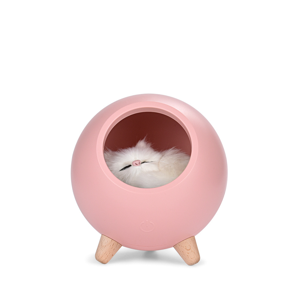 Pink white cat