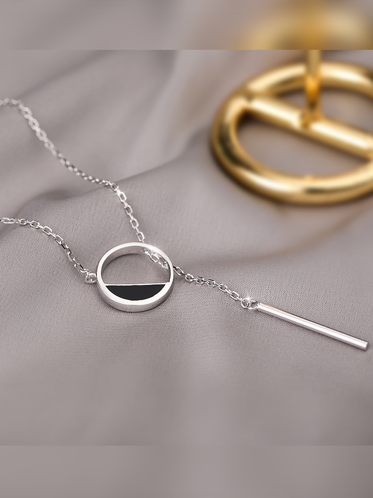 Small Design Sense Necklace Female Net Celebrity Temperament Tassel Clavicle Chain