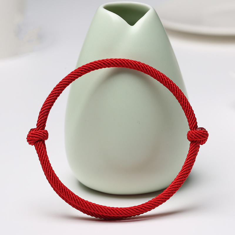 Red Rope Hand Rope Female Natal Year Bracelet Braided Rope Male Couple Bracelet