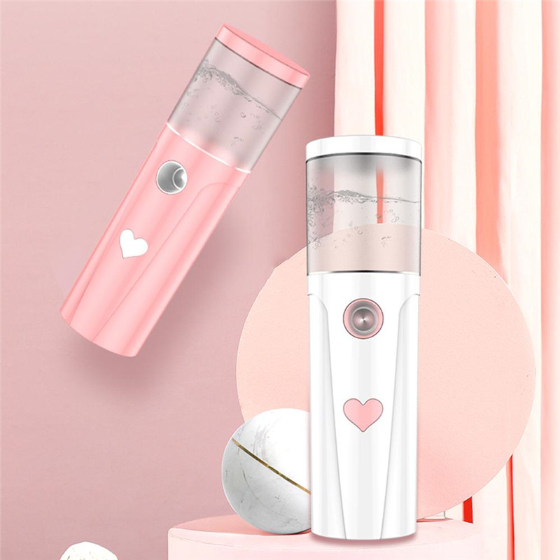 Portable And Portable Small Rechargeable Face Steaming And Moisturizing Instrument