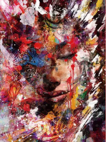 Abstract Paint DIY Digital Painting Kit 40X50Cm - Shop at LoveMi