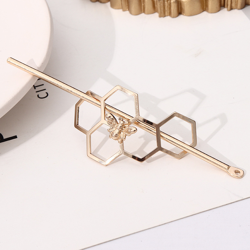 Geometric Metal Hairpin, Simple Modern Hairpin - Shop at LoveMi
