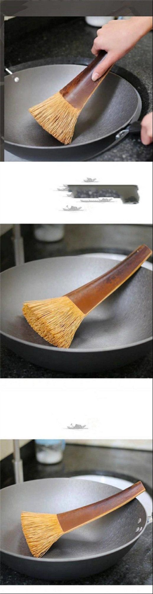 Title 1, Old-Fashioned Coconut Brush With Non-Stick Oil